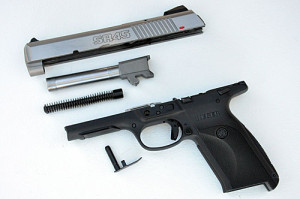 Ruger SR45 field stripped