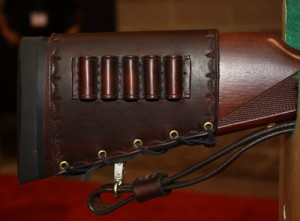 Leather work for lever guns