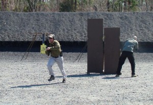 USTC Instructor Kyle Defoors and I working a cover/movement drill