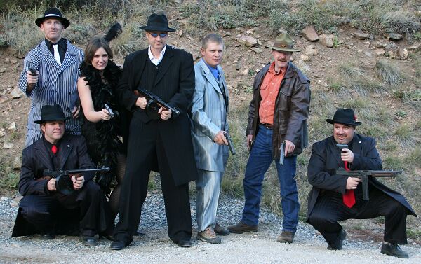 "The Original Seven" From left to right: Founder Jason Huss (kneeling), Mike Henss, Emma Hall, Founder Henning Wallgren, Adam Casanova, Eric Miller and Alan Samuel. Photo credit: zootshooters.com