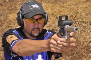 Rich Wolfe shooting revolver