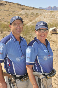 Elliot and Annette Aysen of Team Smith & Wesson