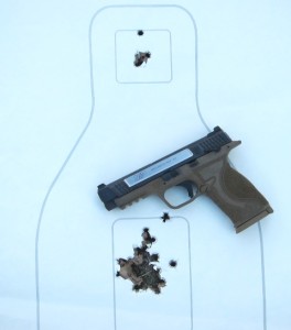 Apex Tactical M&P 45 shots on target