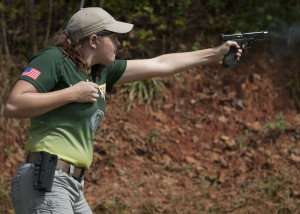 Randi Rogers shooting IDPA