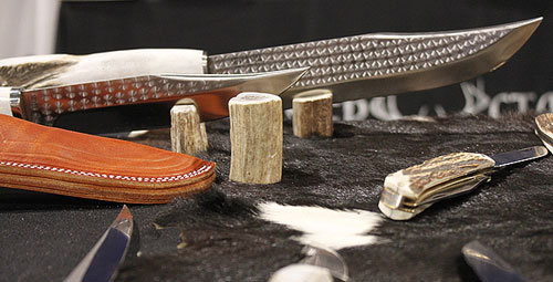 Knives from Silver Stag on display at the 2013 SHOT Show in Las Vegas, Nevada