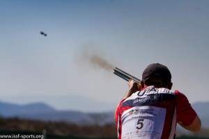 Two-time Olympic gold medalist Vincent Hancock starts 2013 by earning the eighth World Cup medal of his career. Photo courtesy of the ISSF.