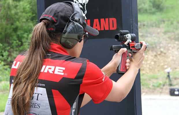 Maggie Reese at the 2013 MidwayUSA & NRA Bianchi Cup