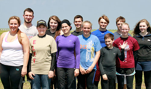 Members of the 2013 Drew Cup Team at NRA's Smallbore 3-Position Rifle Championships
