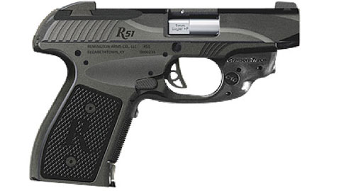 The new 9mm R51 with its Crimson Trace Laser Module.