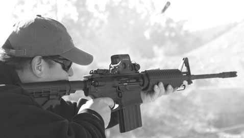 High marks came from the more than a dozen shooters who got behind the new GII AP4 .308 carbine and all agreed that it had surprisingly low recoil.