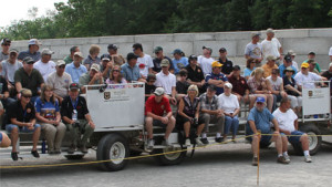 Not something we see very often at shooting events: Spectators. From Bianchi Cup 2012.