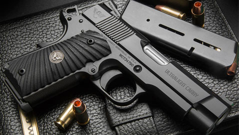 One of the many guns Michael handled last week, a Wilson Combat Ultralight Carry Compact.